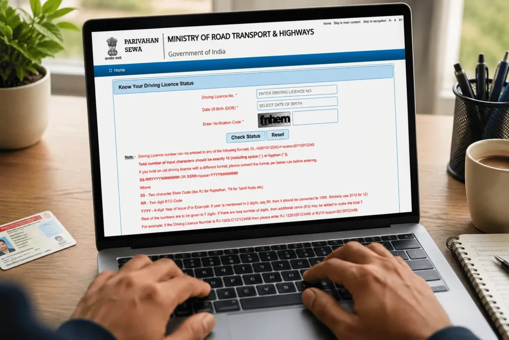 Driving Licence Status